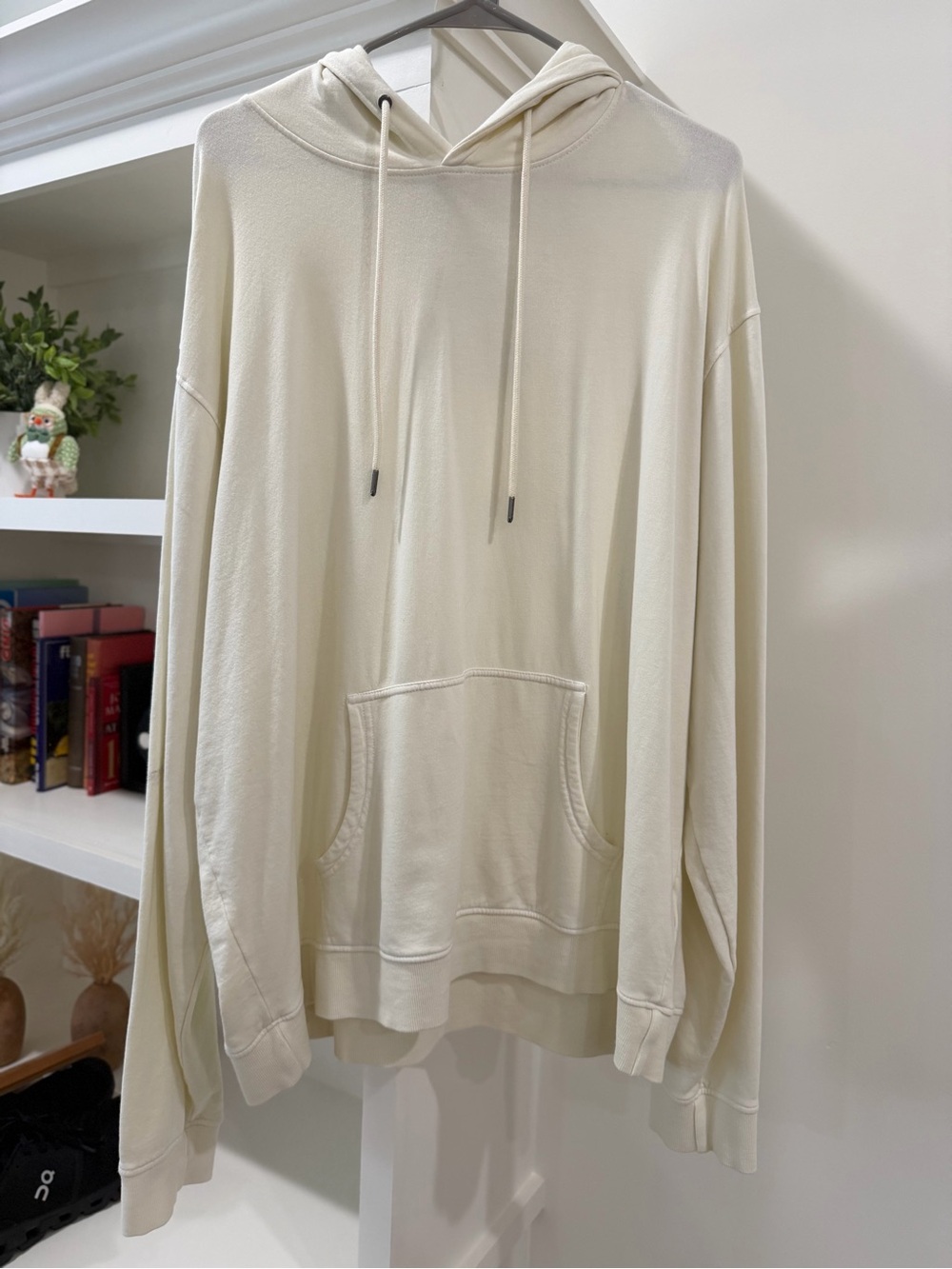 Peter Millar Cream Pullover Hoodie